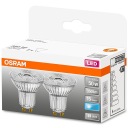 Sada 2x GU10 LED žiarovky 4,3W = 50W 4000K OSRAM