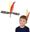Indický chochol Indická čelenka APACHA FEATHERS