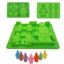 FORMA SILIKÓNOVÁ FORMA ČOKOLÁDY PRRALINES ŽELÉ TORTY LEGO BRICKS 852