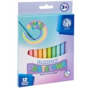 Fixky, pastelové fixky, 12 farieb CX Astra