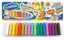 BAMBINO hranatá plastelína 18 farieb + ZADARMO
