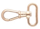 Karabína na tašku s opaskom na kľúče - GOLD KEYRING