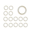 4 cm / 15 ks Kruhy Circle Rim Lapač snov Scrabki