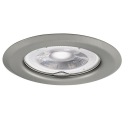 Pevné bodové svietidlo ARGUS II Gx5.3/GU10 10W IP20 matný chróm 37153
