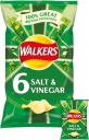 WALKERS chrumky soľ a ocot 6 x 25 g
