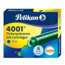 Náplne do plniaceho pera 4001 krátke TP/6 PELIKAN