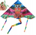 FAREBNÝ KITE rôzne vzory s líniou 80 CM