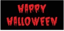 Papierový plagát Krvavý Halloween 70x33 cm HAL-069