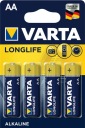 Batérie VARTA Longlife Standard LR06 LR6 R6 AA 4x