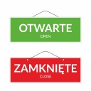 nápis OTVORENÉ ZATVORENÉ