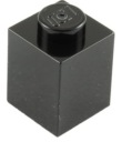 LEGO 3005 BRICK 1x1 čierna NOVINKA (1g)