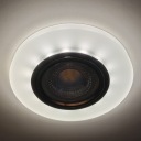 Stropné svietidlo zo skla Halagen + LED pásik GU10