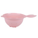 Cedník, sitko, cedník 2,5 l s rukoväťou Soft Pink