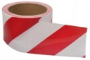 Výstražná páska na označenie a zabezpečenie priestoru, 100 m, biela a červená