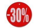 ŠTÍTOK -30% CENA okrúhlej DOSKY 24 CM