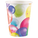 Balóniky papierové kelímky 250 ml 8 ks.