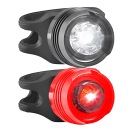 BIKE SVETLÁ LED CYKLISTICKÁ LAMPA PREDNÁ ZADNÁ 2KS
