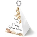Balónové závažie COMMUNION pyramídové sušičky Boho