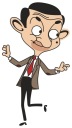 MR BEAN MR BEAN NÁLEPKA NA OKNO SKLENENÉ ZRKADLO