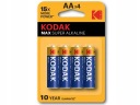 4x batérie prstové batérie KODAK R06 R6 AA 1,5V