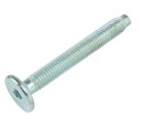 10X skrutka M6 x 45 mm plochá hlava na imbusový kľúč, nábytková skrutka metrická skrutka