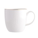 Porcelánový hrnček na kávu Altom Design Alessia Złota Linia 280 ml