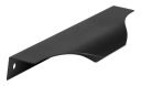 Okrajová rukoväť aplikovaná vpredu, matná čierna - 128/148 mm UA04 AMIX