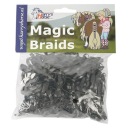 HARRY'S MAGIC čierne gumičky s hrivou
