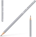 FABER-CASTELL Trojuholníková školská grafitová ceruzka Grip 2001 B SILVER