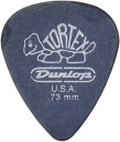 Gitarové trsátko - Dunlop Tortex Pitch Black, hrúbka 0,73 mm