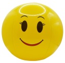 NAFUKOVANÁ PLÁŽOVÁ LOPTA DO ZÁHRADY K BAZÉNU SMILE 22 CM