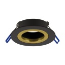 STRUHM Zápustné svietidlo PLUTO C BLACK/GOLDEN 04237