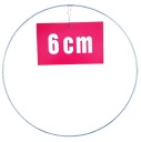 STRIEBORNÝ prsteň/ráfik pre lapače snov a makramé 6 cm
