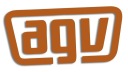 AGV hnedá vysekávaná nálepka