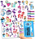 UMÝVAJÚCE DOČASNÉ TETOVANIE PRE DETI MY LITTLE PONY ORIGINÁLNE DIZAJNY