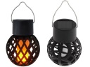 solárne svietidlo POCHODNIA guľová závesná dekorácia 6 LED plameň plameňa P-206