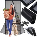 VEĽKÁ SIEŤ PROTI KOMÁROM OCHRANNÁ SIEŤ NA DVERE MAGNET NA KOMÁRE FLYS 210 x 120cm