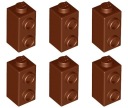 LEGO 32952 TEHLA 1x1x1 hnedá (5g) 6 ks.