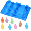 Silikónová forma, forma na čokolády, želé, želé LEGO Blue