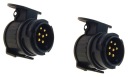 2X ADAPTÉR 13 AŽ 7 (13/7) ADAPTÉR PRÍVESU H3X27