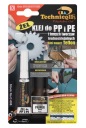 LEPIDLO na PP, PE a PTFE plast v géli 4g+4ml