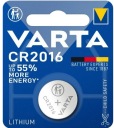 1x VARTA CR2016 lítiová batéria 2016 3V - 1 ks