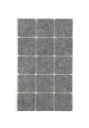 Samolepiace plstené podložky, sivá 30x30mm x15