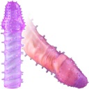 Gélový obal na penis s hrotmi, pohladí vagínu