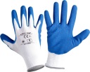 LATEXOVÉ RUKAVICE NAVY-WHITE L211108P, 1 PÁR, 