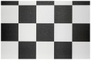 šírka 1,5 m ARTIFACT PVC KOBEREC ČIERNO-BIELA ​​šachovnica RETRO OBKLADY