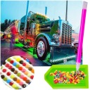 Diamantové vyšívanie TRUCK CARS DIAMANTOVÁ MAĽBA 5D Diamantová mozaika