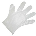 HDPE fóliové rukavice, veľkosť M, 100 ks