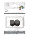 KRUHOVÉ MAGNETY, ČIERNA 1,5MM, 10 KS.