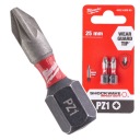 MILWAUKEE SHOCKWAVE BIT PZ1 25mm 2ks.